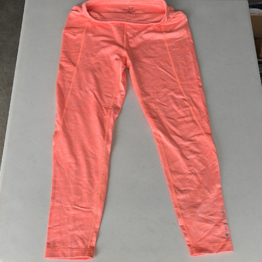 Vineyard Vines Vibrant Orange Womens Leggings